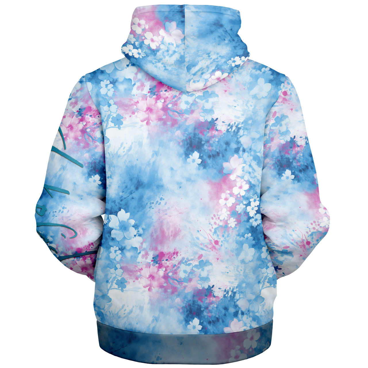 Chokefish™ Microfleece Zip-Up Hoodie Acid-Wash Colors-008B