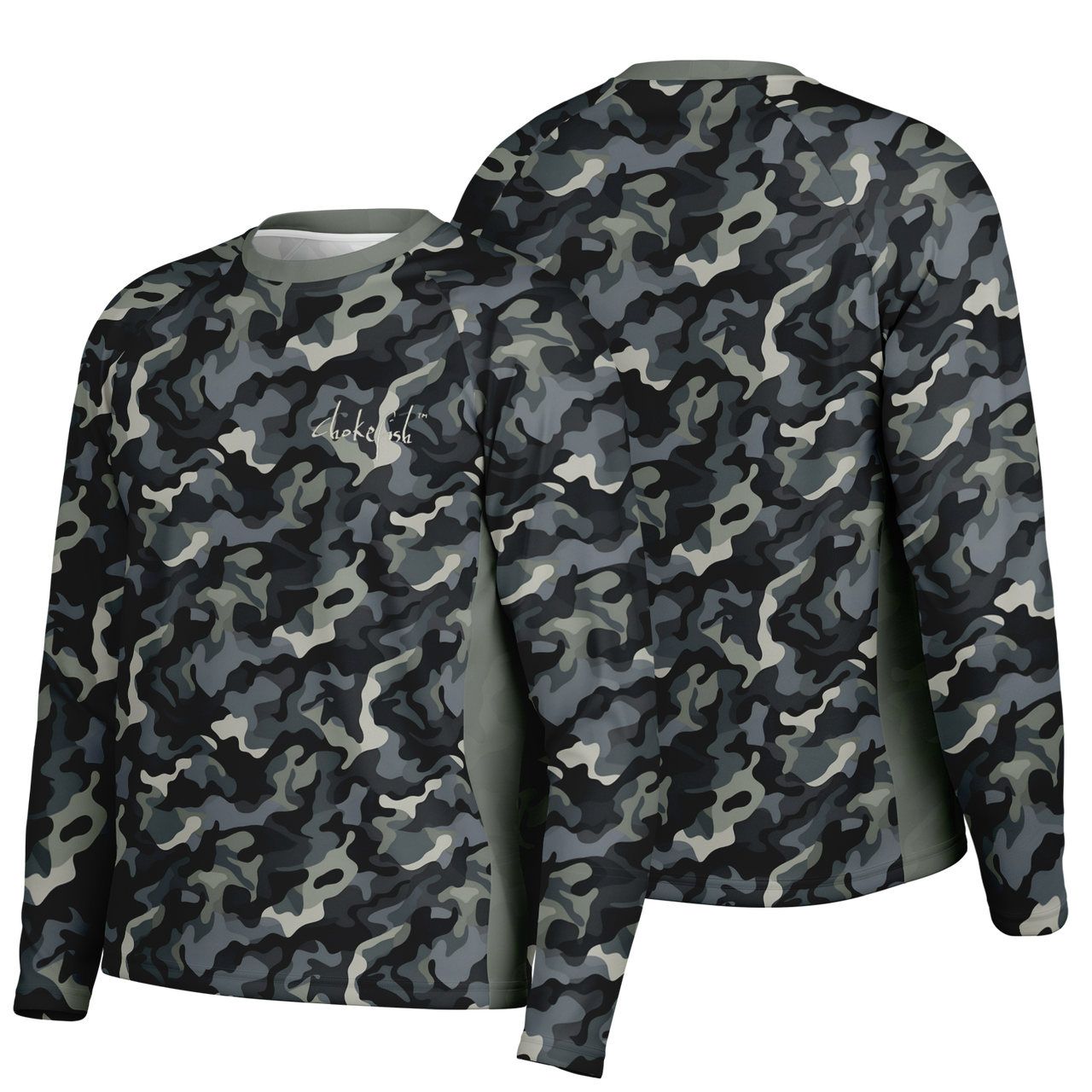 Chokefish™ Long Sleeve Every Day All Weather Camouflage Shirt Men's-004