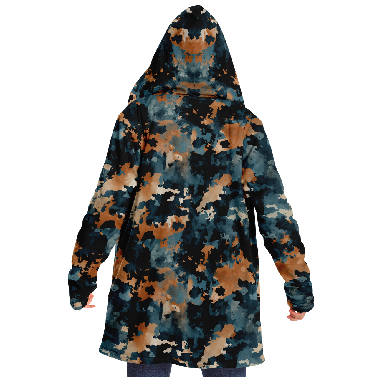 Chokefish™ Acid-Wash Cloaks Unisex-008W