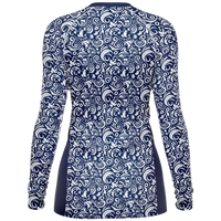 Chokefish™ Long Sleeve Rashguard Maori Woman's Shirt-011