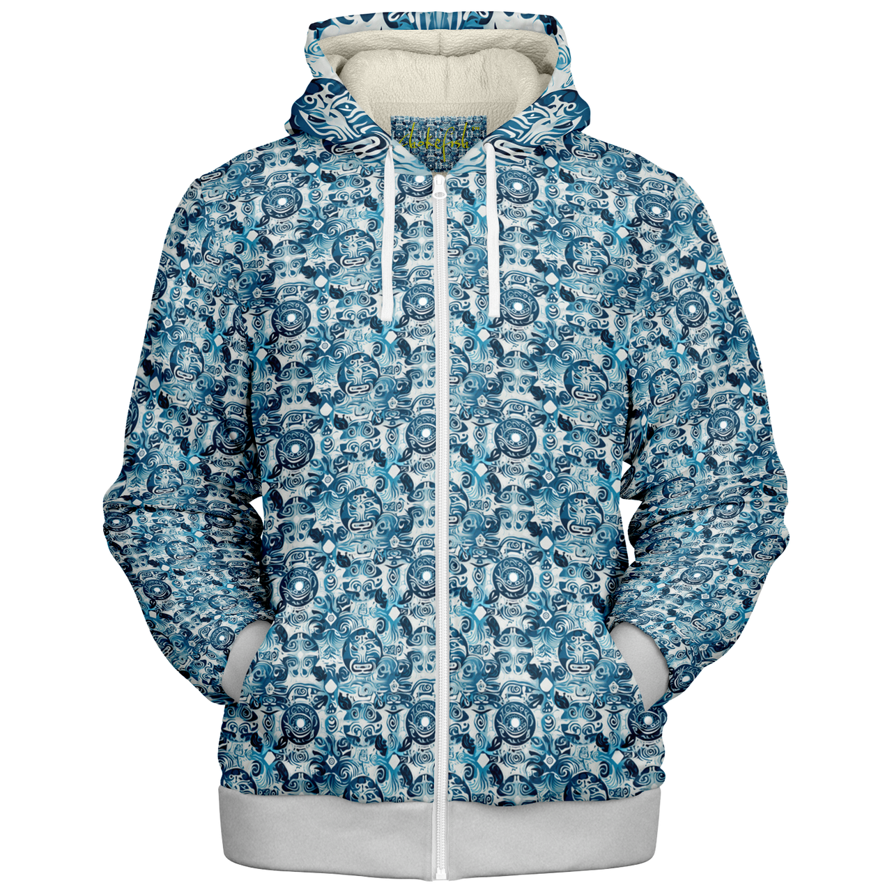 Chokefish™ Microfleece Zip-Up Hoodie Sun&Saltwater-002