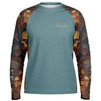 Chokefish™ Long Sleeve Every Day All Weather Skulls Shirt Men's-003