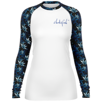 Chokefish™ Long Sleeve Rashguard Cannabis Woman's Shirt-005