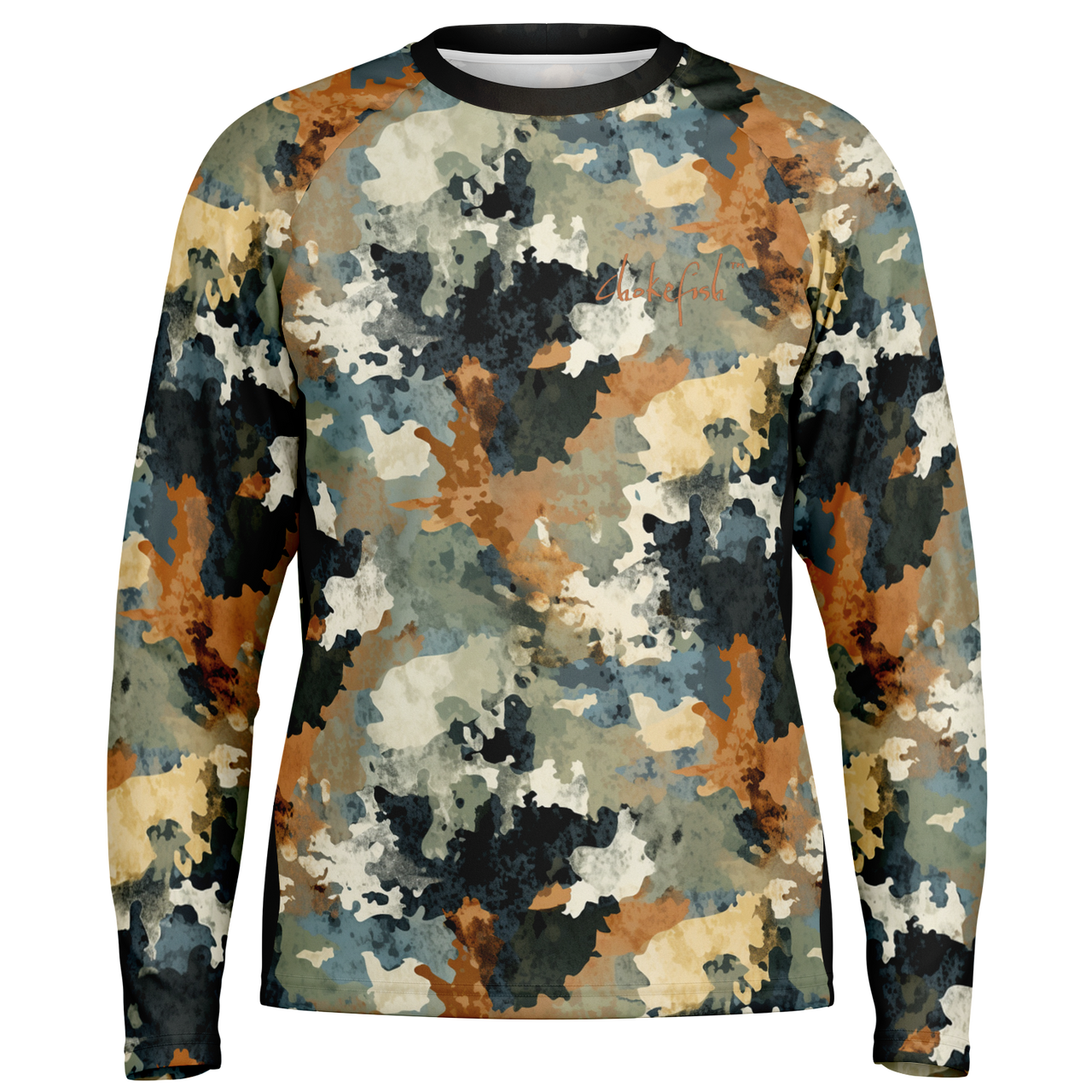 Chokefish™ Long Sleeve Every Day All Weather Acid-Wash Shirt Men's-011