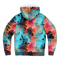 Chokefish™ Microfleece Zip-Up Hoodie Acid-Wash Colors-007B
