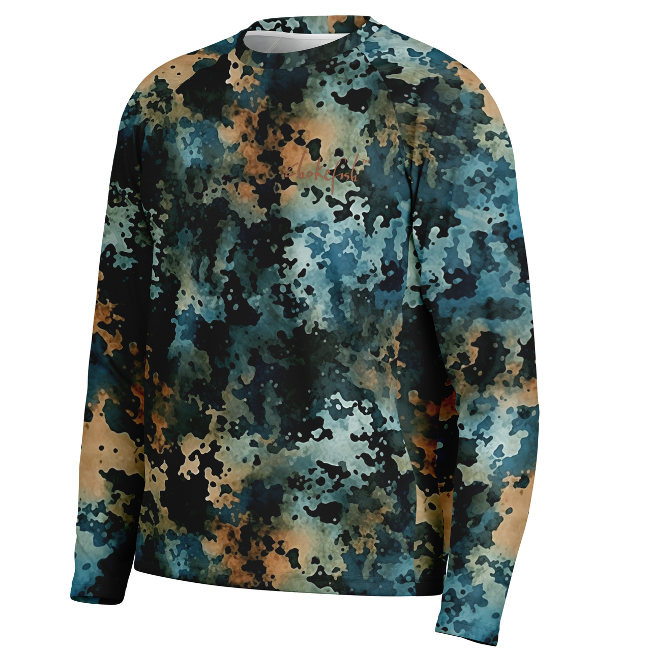 Chokefish™ Long Sleeve Every Day All Weather Acid-Wash Shirt Men's-002