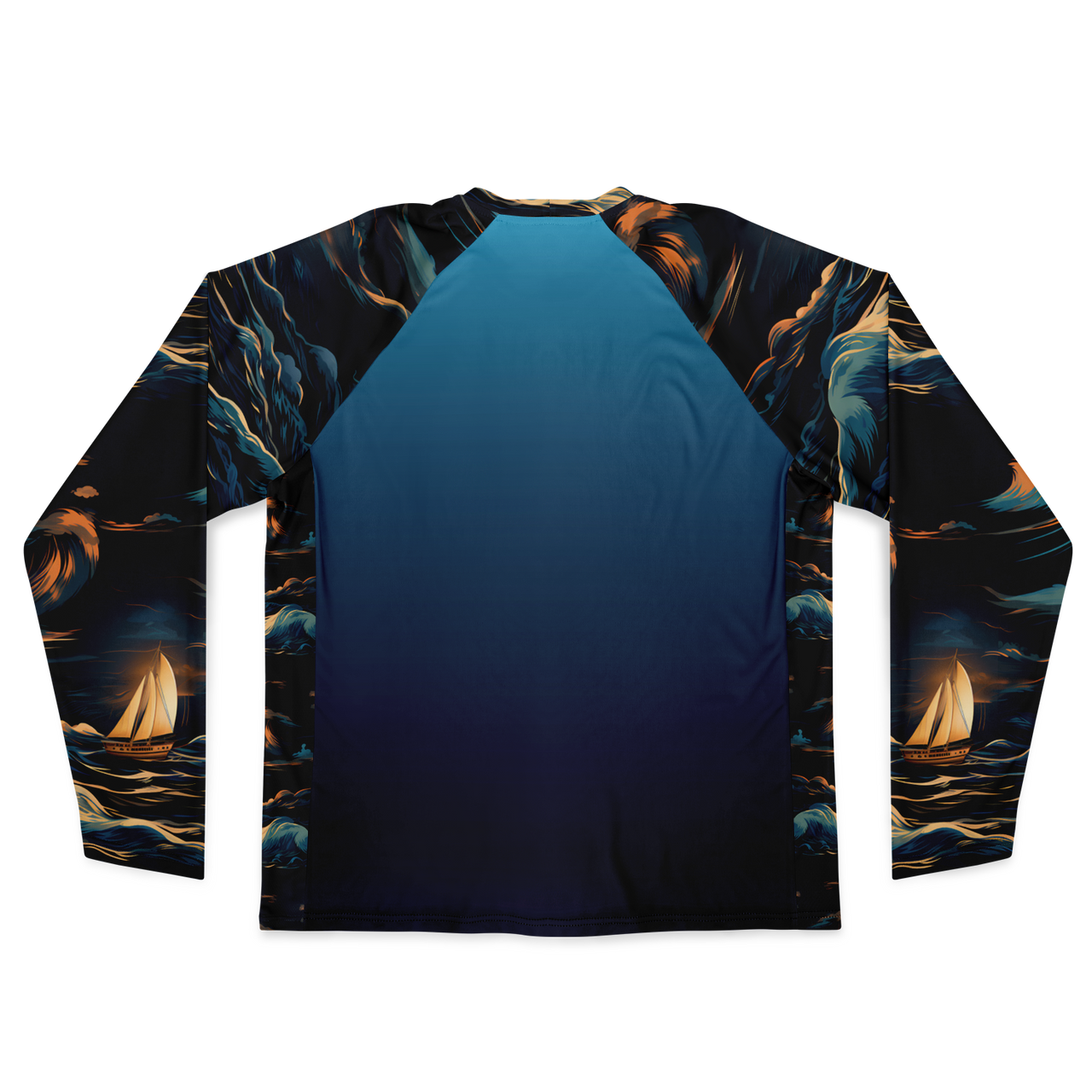 Chokefish™ Long Sleeve Every Day All Weather Trees&Boats Shirt Men's-015