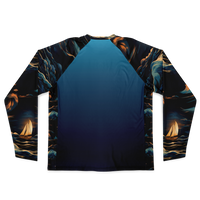 Chokefish™ Long Sleeve Every Day All Weather Trees&Boats Shirt Men's-015