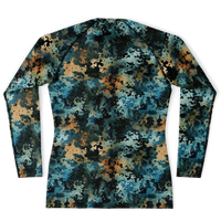 Chokefish™ Long Sleeve Rashguard Acid-Wash Men's Shirt-016