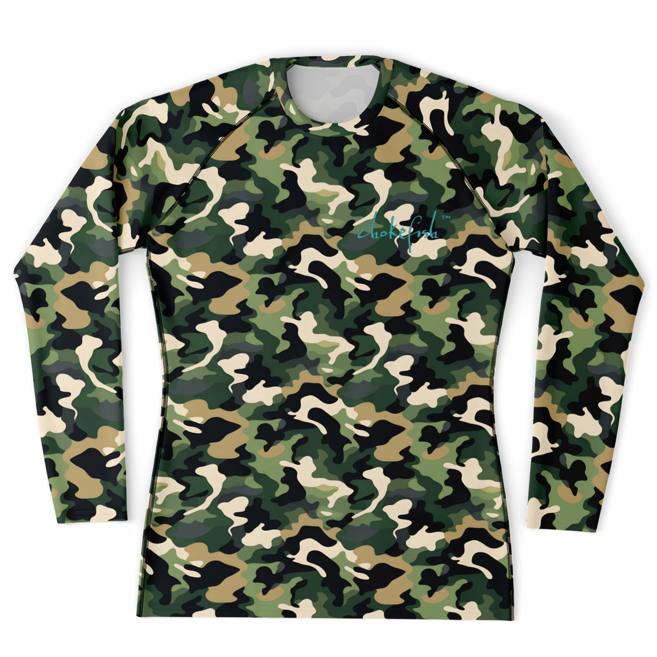 Chokefish™ Long Sleeve Rashguard Camouflage Men's Shirt-001