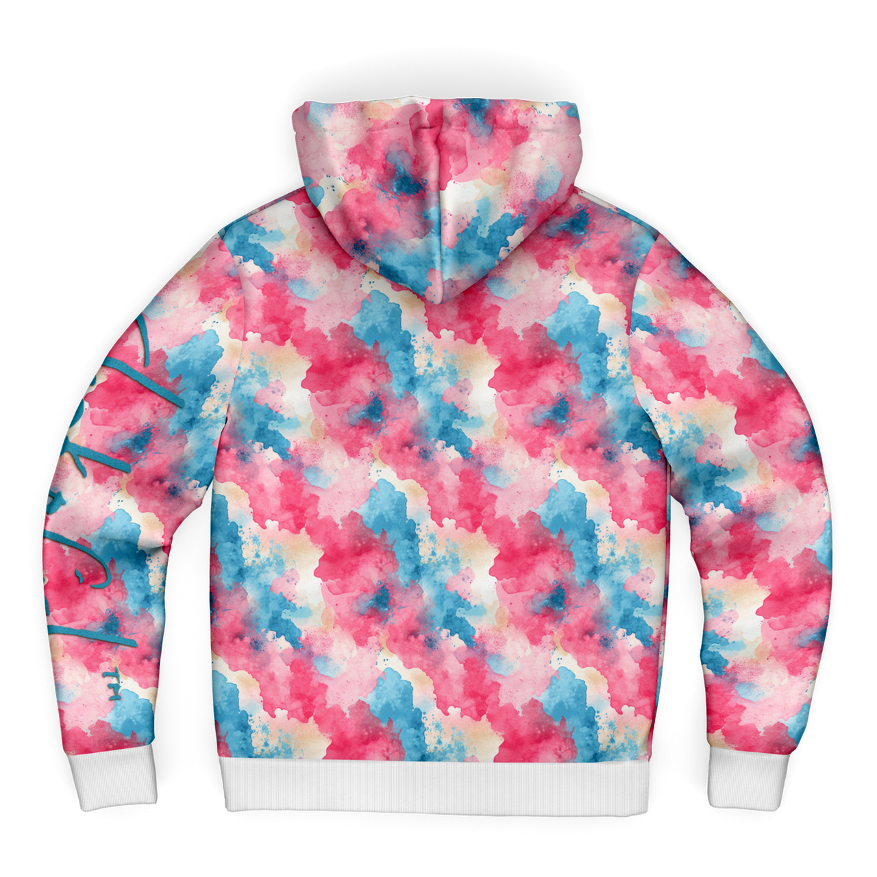 Chokefish™ Microfleece Zip-Up Hoodie Acid-Wash Colors-001