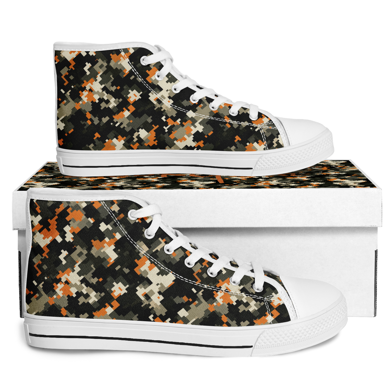 Chokefish™ Urban Peak Retro High Tops-Camouflage-015
