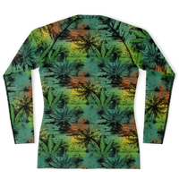 Chokefish™ Long Sleeve Rashguard Cannabis Men's Shirt-006