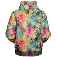 Chokefish™ Microfleece Zip-Up Hoodie Acid-Wash Colors-009B