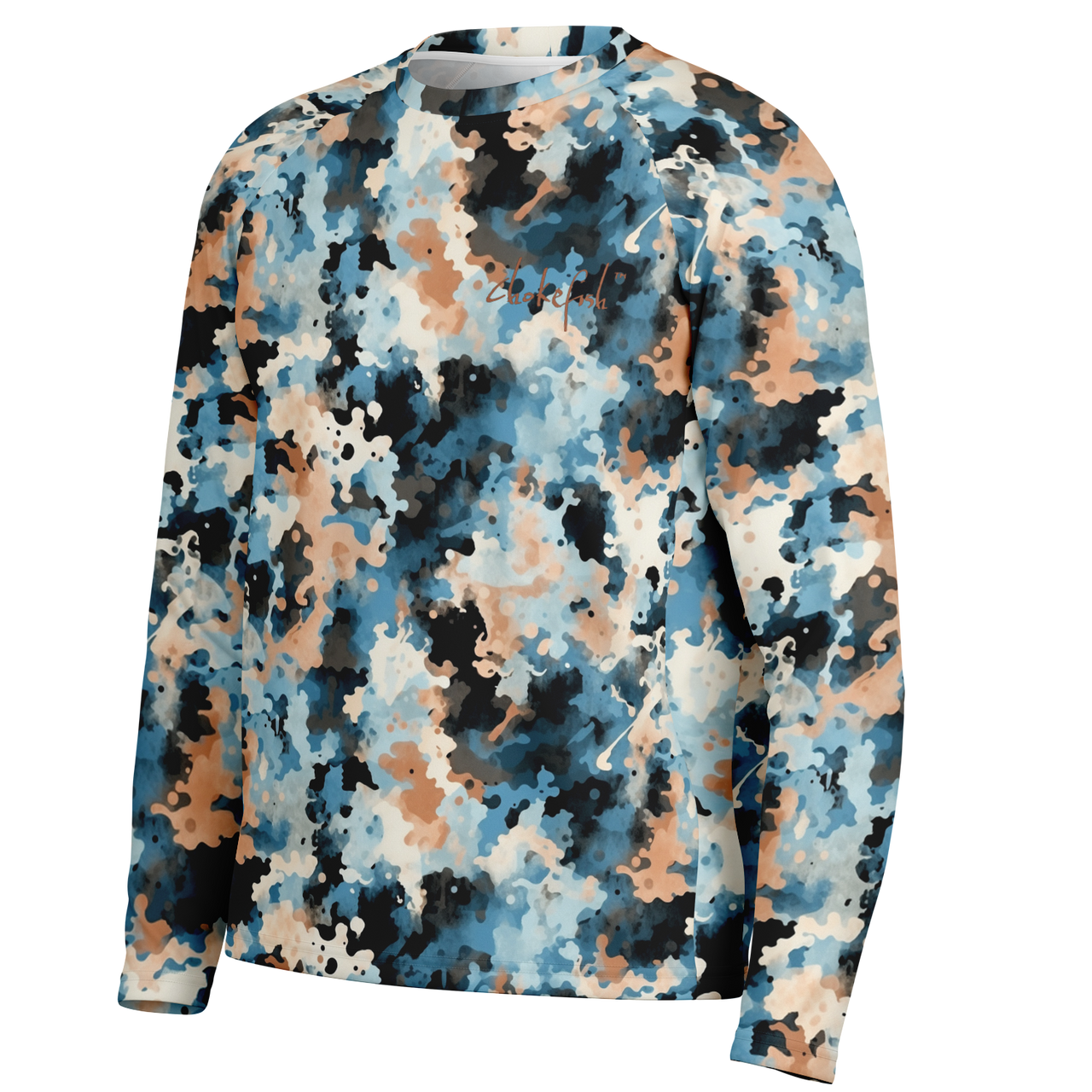 Chokefish™ Long Sleeve Every Day All Weather Acid-Wash Shirt Men's-015