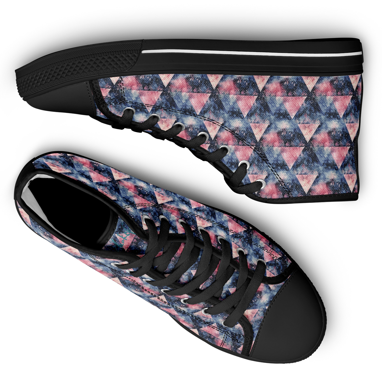 Chokefish™ Urban Peak Retro High Tops-Acid-Wash-008-2