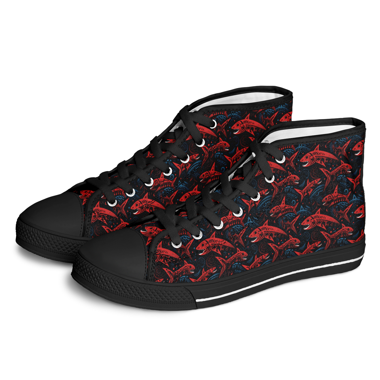 Chokefish™ Urban Peak Retro High Tops-Marine-001-2