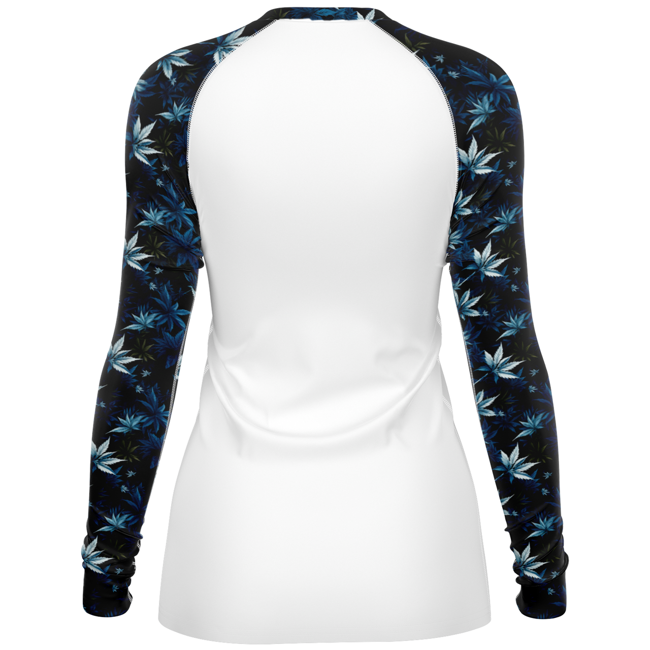 Chokefish™ Long Sleeve Rashguard Cannabis Woman's Shirt-005