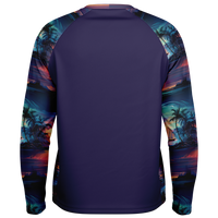 Chokefish™ Long Sleeve Every Day All Weather Trees&Boats Shirt Men's-004