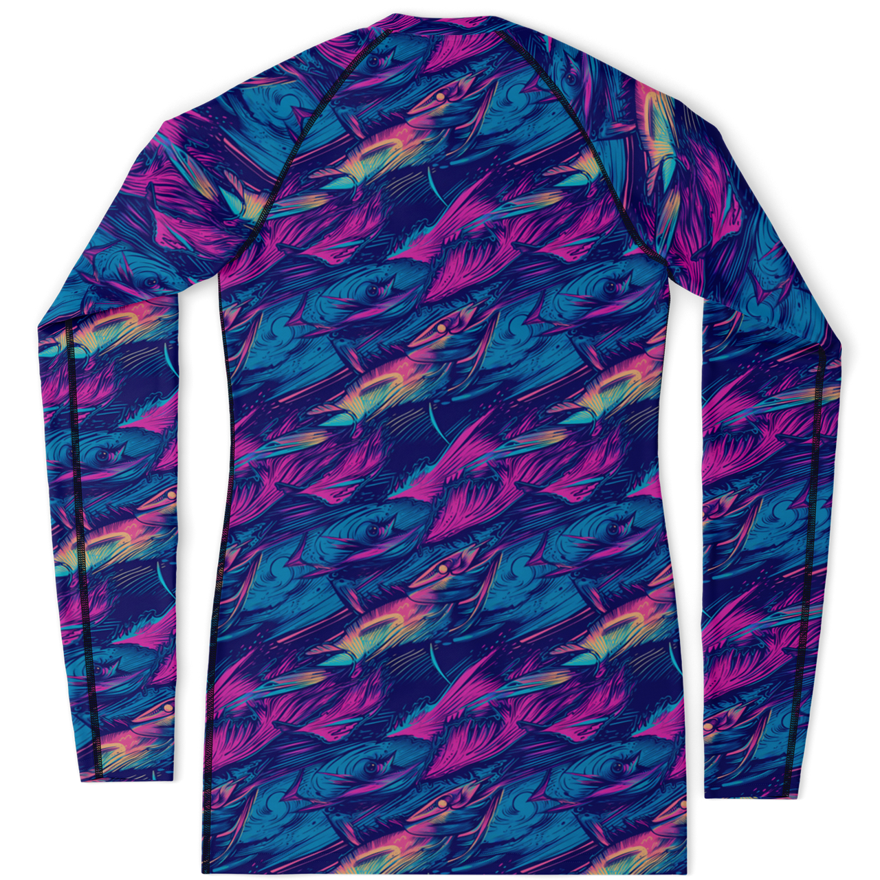 Chokefish™ Long Sleeve Rashguard Marine Woman's Shirt-006