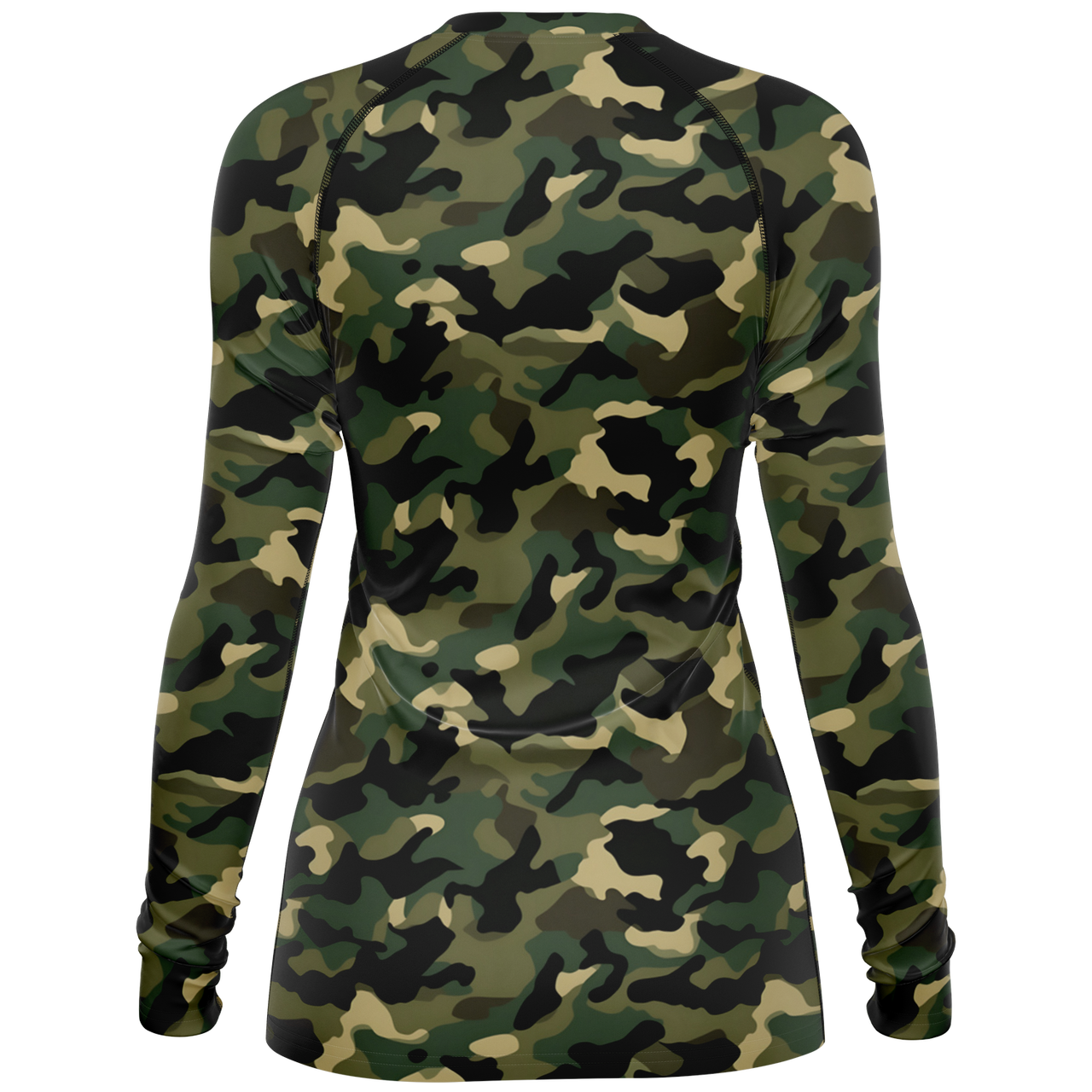 Chokefish™ Long Sleeve Rashguard Camouflage Woman's Shirt-002