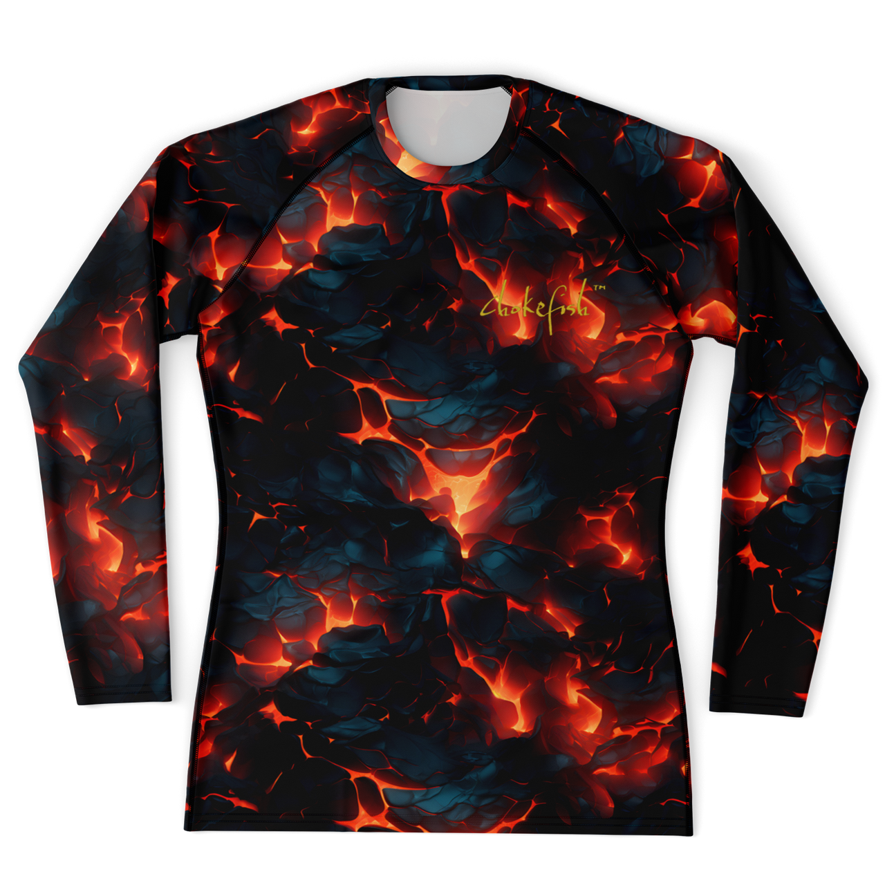 Chokefish™ Long Sleeve Rashguard Volcanos Men's Shirt-002