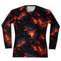 Chokefish™ Long Sleeve Rashguard Volcanos Men's Shirt-002