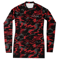 Chokefish™ Long Sleeve Rashguard Camouflage Woman's Shirt-010