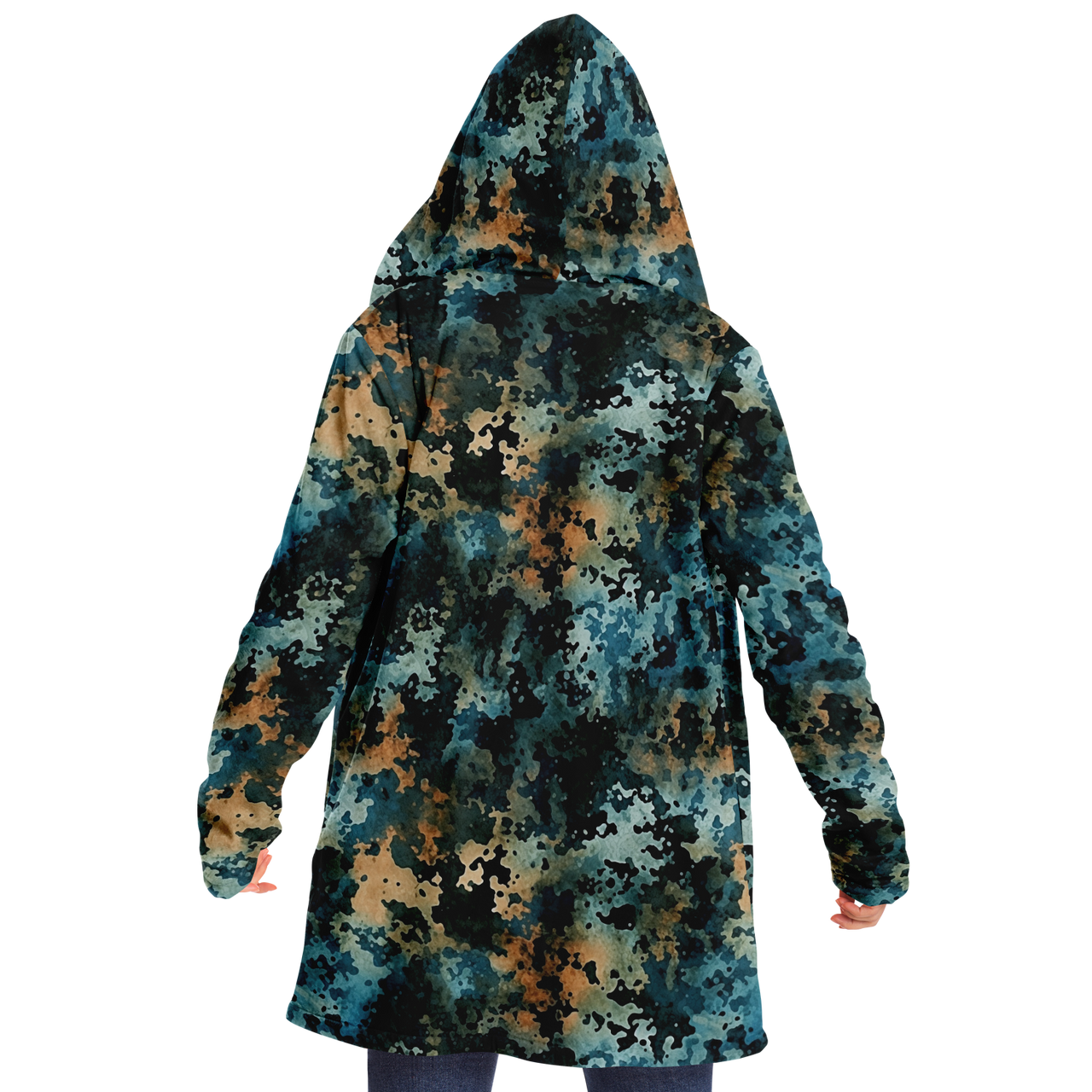 Chokefish™ Acid-Wash Cloaks Unisex-015B