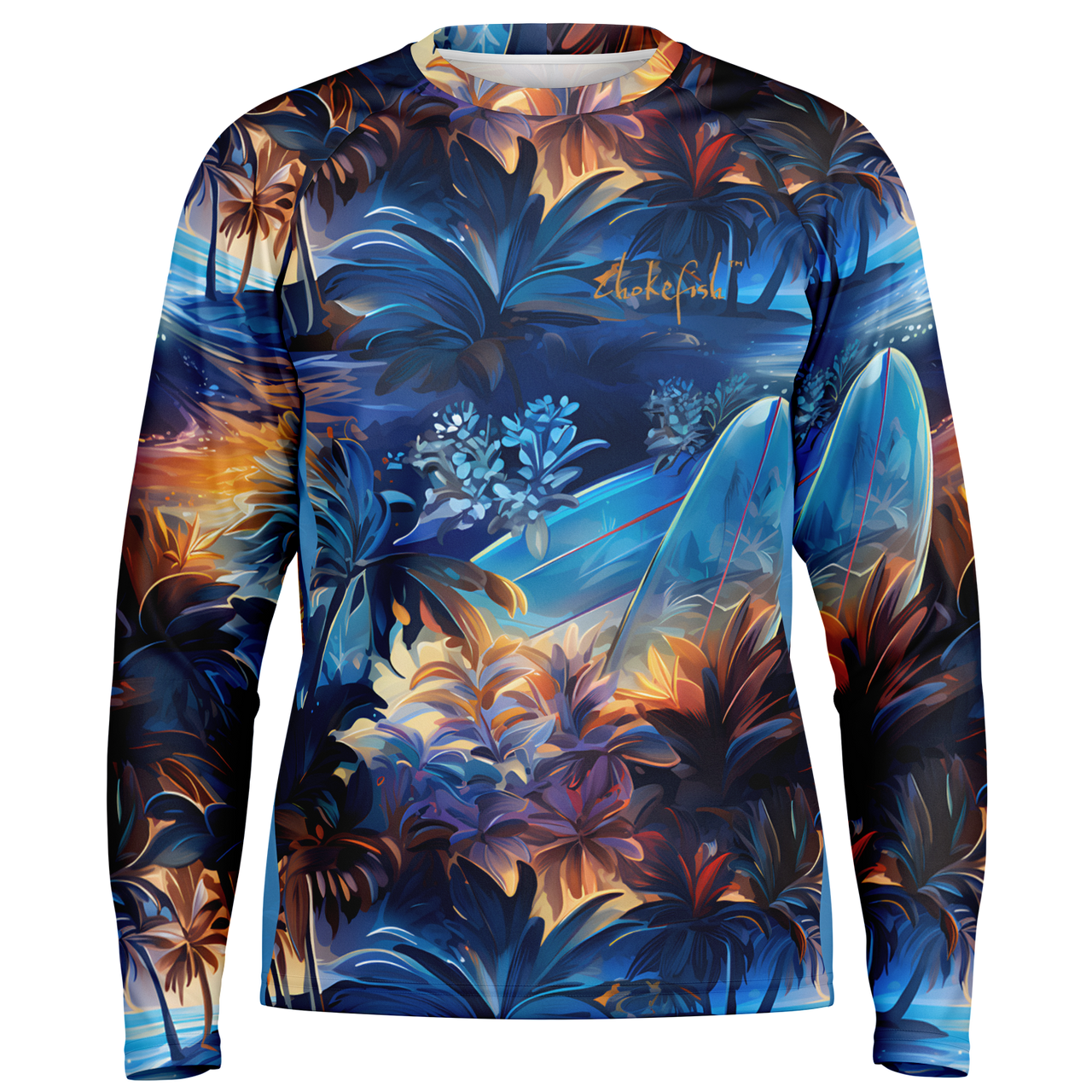Chokefish™ Long Sleeve Every Day All Weather Surfboards Shirt Men's-005