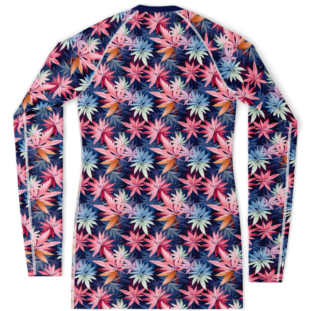 Chokefish™ Long Sleeve Rashguard Cannabis Woman's Shirt-001
