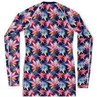 Chokefish™ Long Sleeve Rashguard Cannabis Woman's Shirt-001