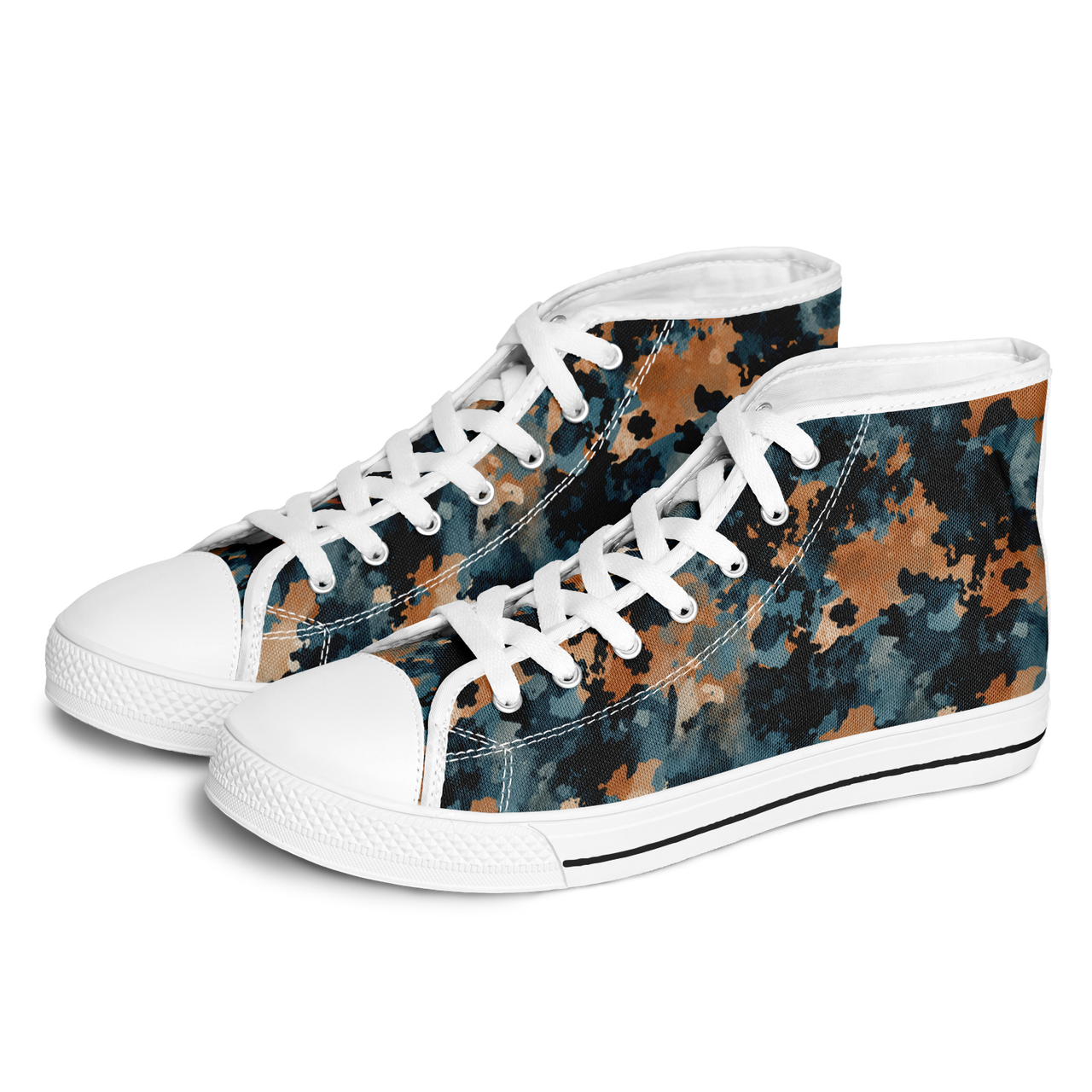 Chokefish™ Urban Peak Retro High Tops-Acid-Wash-009