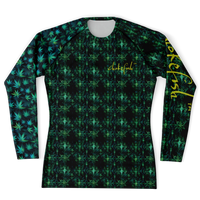 Chokefish™ Long Sleeve Rashguard Cannabis Men's Shirt-013