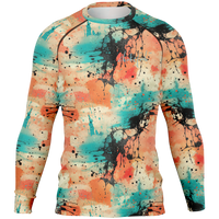 Chokefish™ Long Sleeve Rashguard Acid-Wash Men's Shirt-002