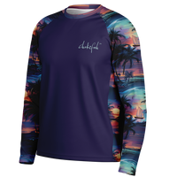 Chokefish™ Long Sleeve Every Day All Weather Trees&Boats Shirt Men's-004
