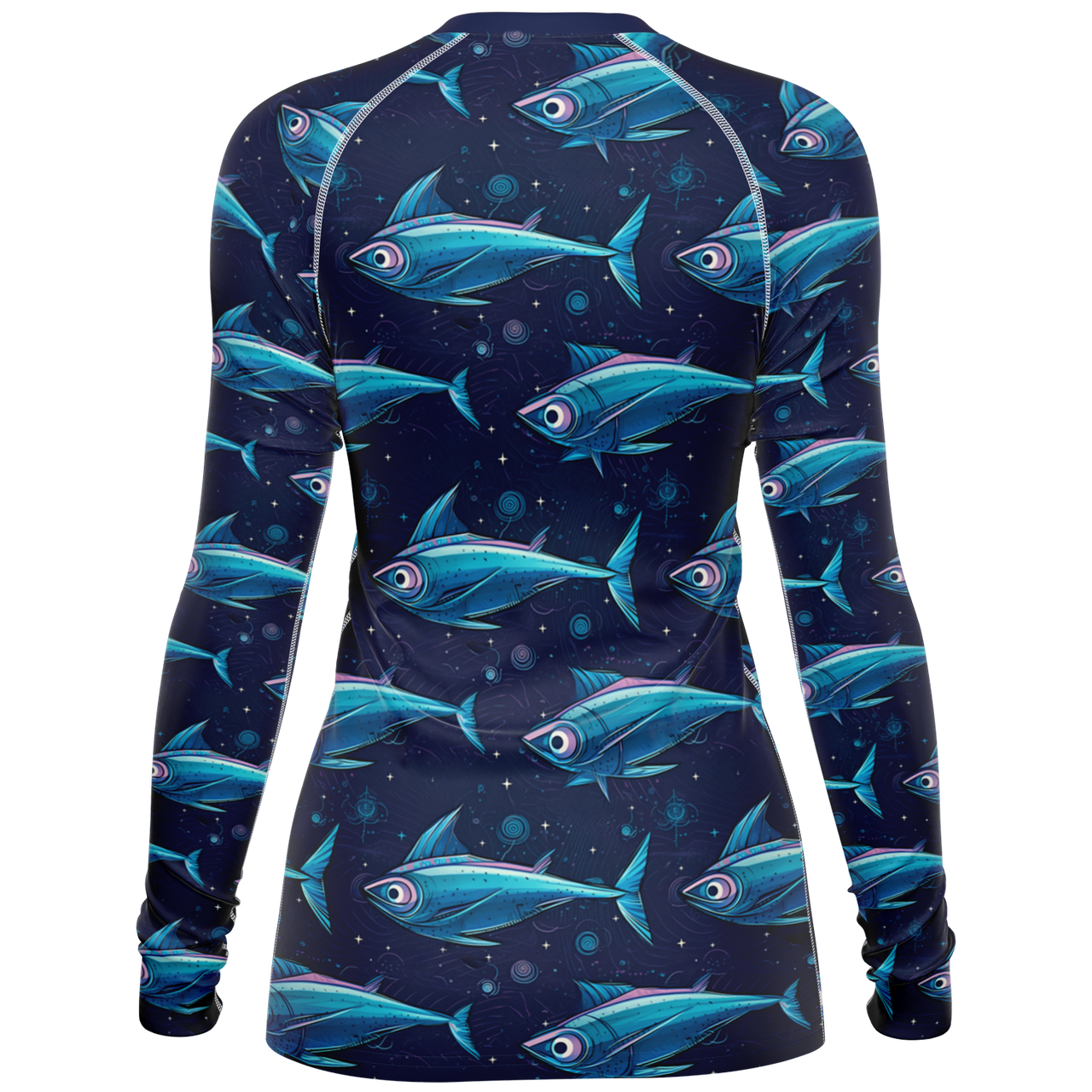 Chokefish™ Long Sleeve Rashguard Marine Woman's Shirt-004