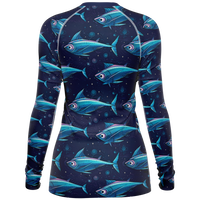 Chokefish™ Long Sleeve Rashguard Marine Woman's Shirt-004