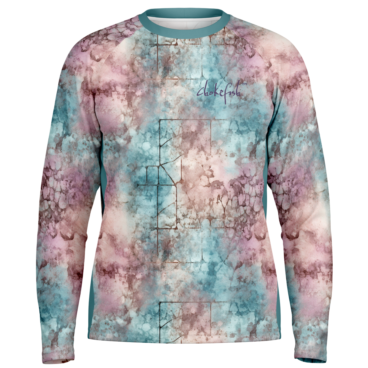 Chokefish™ Long Sleeve Every Day All Weather Acid-Wash Shirt Men's-003
