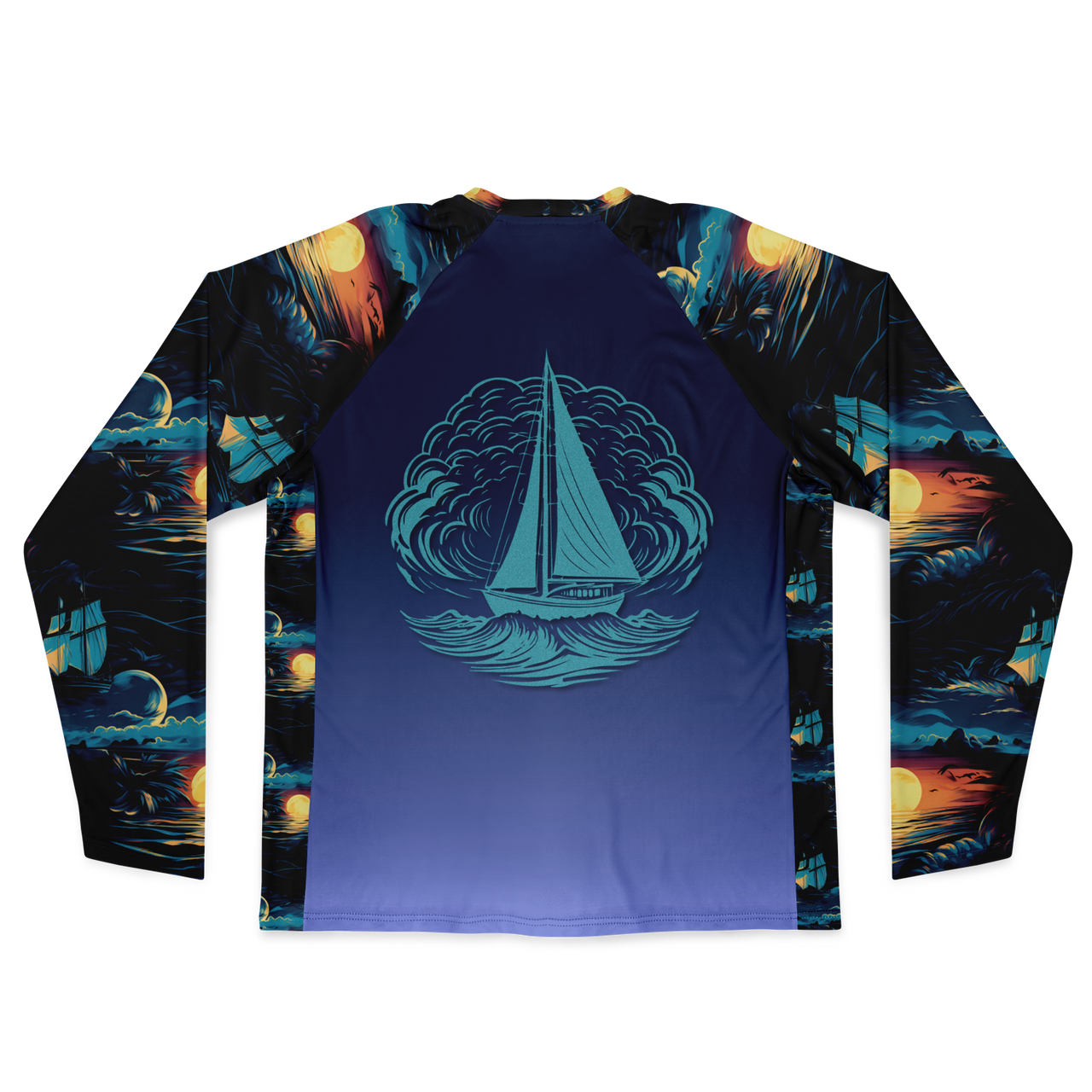 Chokefish™ Long Sleeve Every Day All Weather Trees&Boats Shirt Men's-016-Special-Edition