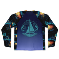 Chokefish™ Long Sleeve Every Day All Weather Trees&Boats Shirt Men's-016-Special-Edition