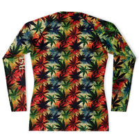 Chokefish™ Long Sleeve Rashguard Cannabis Men's Shirt-010