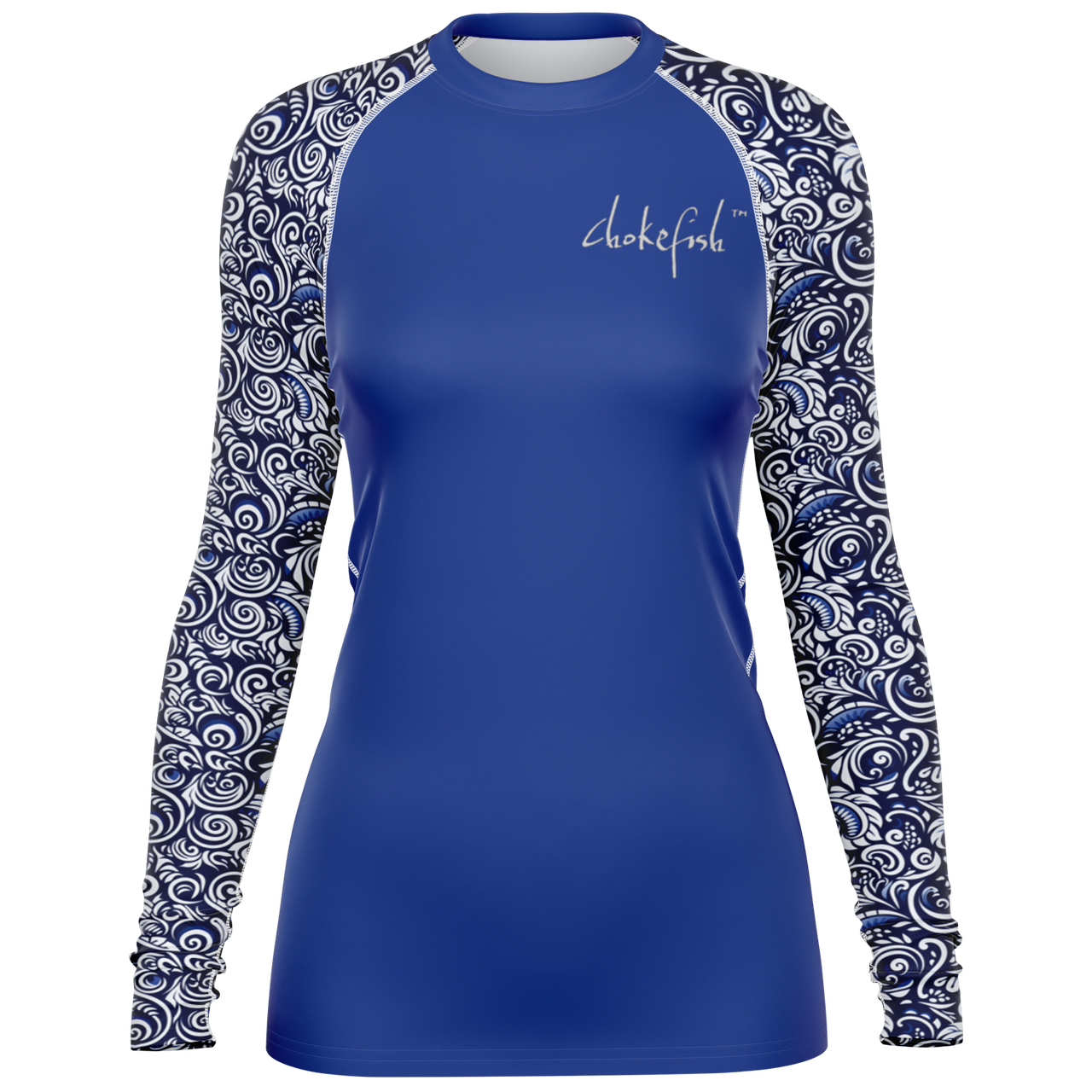 Chokefish™ Long Sleeve Rashguard Maori Woman's Shirt-007