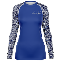 Chokefish™ Long Sleeve Rashguard Maori Woman's Shirt-007