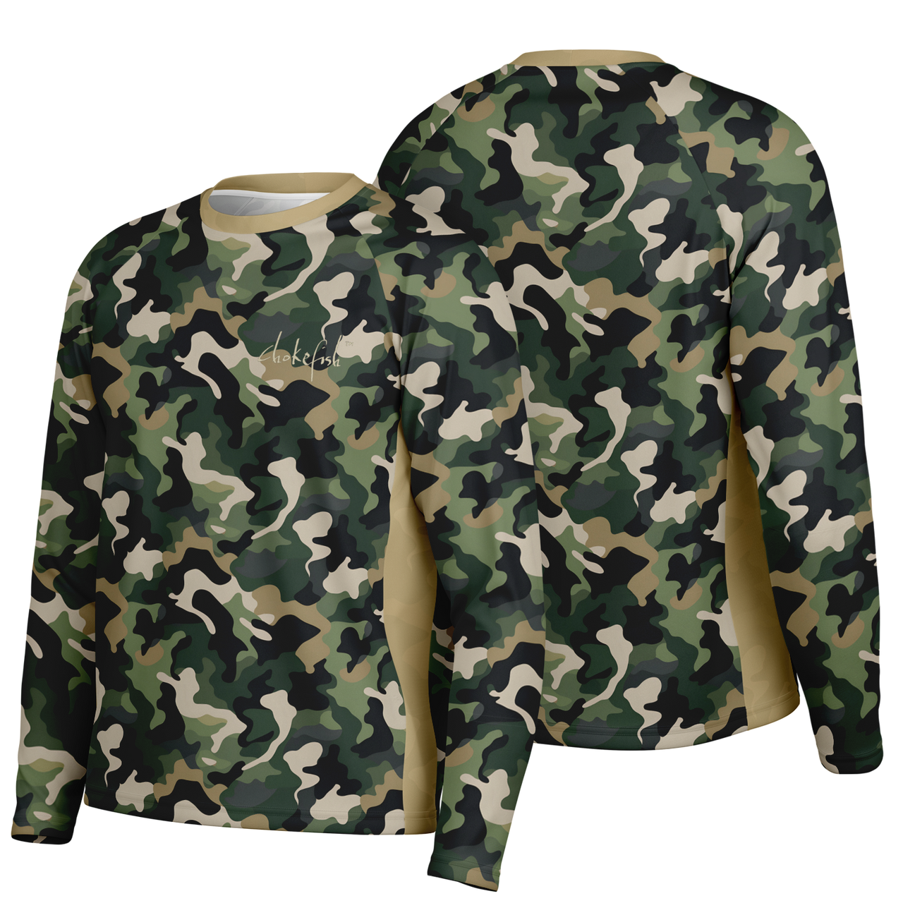 Chokefish™ Long Sleeve Every Day All Weather Camouflage Shirt Men's-001