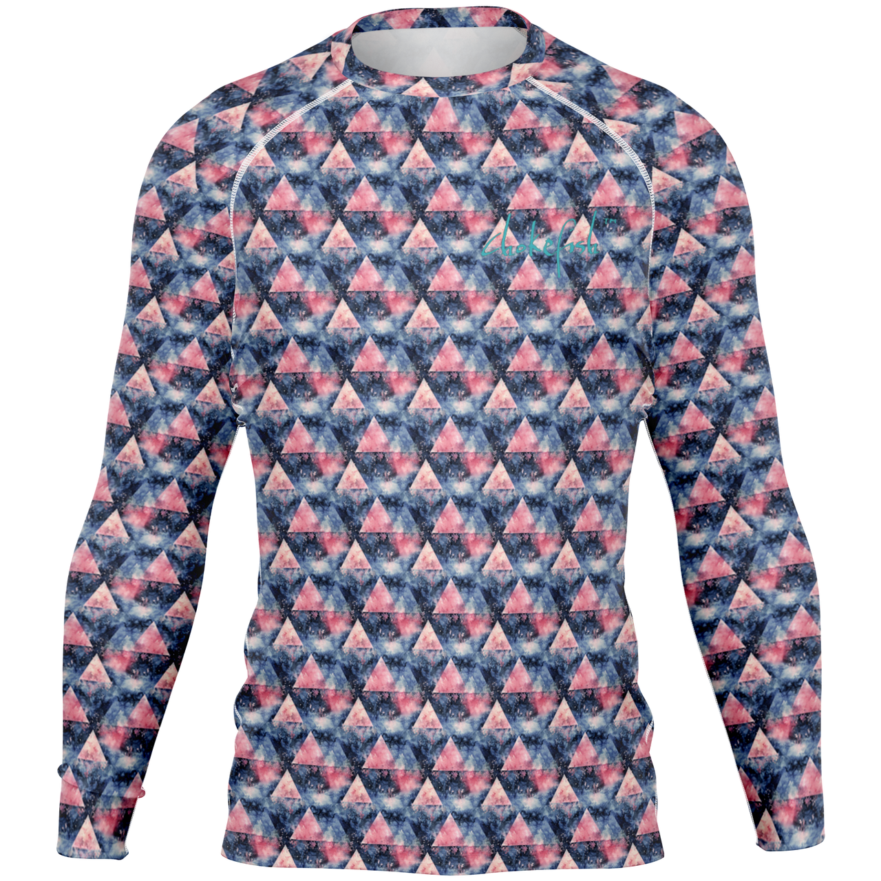 Chokefish™ Long Sleeve Rashguard Acid-Wash Men's Shirt-008
