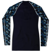 Chokefish™ Long Sleeve Rashguard Cannabis Woman's Shirt-005-2