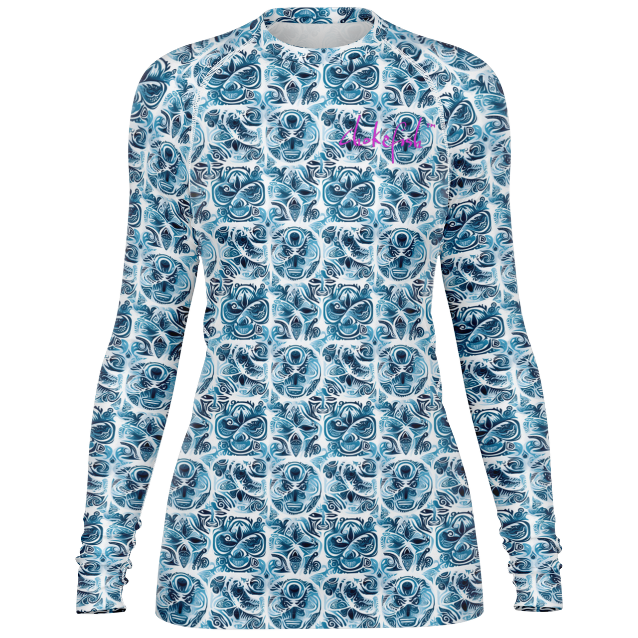 Chokefish™ Long Sleeve Rashguard Sun&Saltwater Woman's Shirt-002
