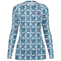 Chokefish™ Long Sleeve Rashguard Sun&Saltwater Woman's Shirt-002