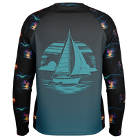 Chokefish™ Long Sleeve Every Day All Weather Trees&Boats Shirt Men's-020-2